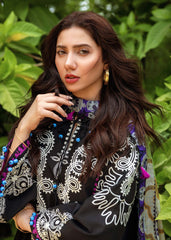 Dhanak 3PC Embroidered Shirt with Digital Printed Wool Shawl – ZC3253