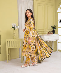 Creation Khaddar 3PC with Khaddar Printed Shirt & Trouser – ZC910