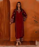 Dhanak 2PC Embroidered Ensemble – ZC6003