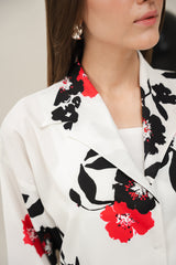 LULUSAR Luxe Silk 2PC Digital Printed Unstitched Dress – ZC858