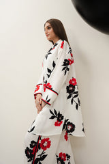 LULUSAR Luxe Silk 2PC Digital Printed Unstitched Dress – ZC858