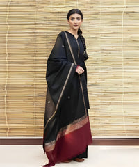 Dhanak Luxe 3PC Embroidered Suit with Woolen Shawl – ZC555