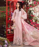 3PC Printed Lawn Zarri Shirt with Voile Printed Dupatta – ZC1530