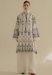 Lawn 3PC Embroidered Shirt with Digital Printed Jacquard Dupatta – ZC1383