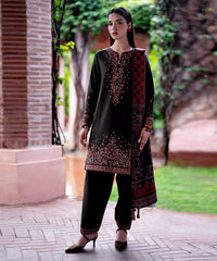 Jazmin Dhanak 3PC Embroidered Shirt with Printed Dupatta – ZC678