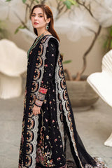 Lawn-3PC Embroidered Shirt with Organza Embroidered Dupatta-1253