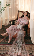 Lawn 3PC Embroidered Shirt with Digital Printed Jacquard Dupatta – ZC1377