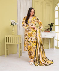 Creation Khaddar 3PC with Khaddar Printed Shirt & Trouser – ZC910