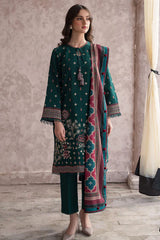 Dhanak 3PC Embroidered Suit – ZC648