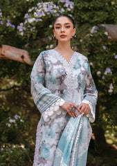 3PC Lawn Printed Shirt with Digital Printed Dupatta – ZC1624