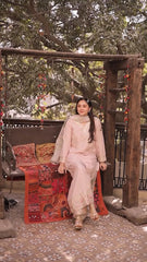 Lawn 3PC Embroidered Shirt with Digital Printed Jacquard Dupatta – ZC1422