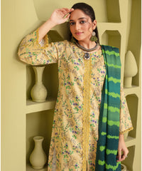 Creation Khaddar 3PC with Khaddar Printed Shirt & Trouser – ZC901