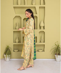 Creation Khaddar 3PC with Khaddar Printed Shirt & Trouser – ZC901
