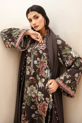 BAROQUE 3PC Lawn Printed Shirt with Voile Printed Dupatta – ZC1510