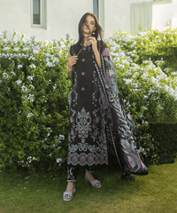 Dhanak 3PC Embroidered Shirt with Digital Printed Wool Shawl – ZC3355
