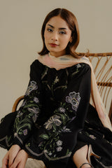 Lawn 3PC Embroidered Shirt with Digital Printed Jacquard Dupatta – ZC1384