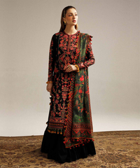 Hussain Rehar Dhanak 3PC Embroidered with Digital Printed Dupatta – ZC173