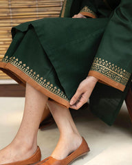 Dhanak Luxe 3PC Dress with Wool Shawl – ZC471