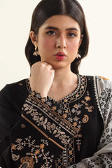 Zara Shahjahan 3PC Lawn Embroidered Shirt with Printed Dupatta – ZC490
