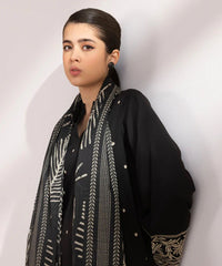 Dhanak 3PC Embroidered Shirt with Digital Printed Wool Shawl – ZC3121