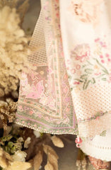 Lawn 3PC Embroidered Shirt with Organza Embroidered Dupatta – ZC1379