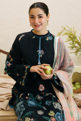 Lawn 3PC Embroidered Shirt with Digital Printed Jacquard Dupatta – ZC1172