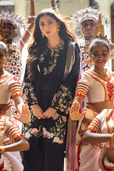 Lawn 3PC Embroidered Shirt with Digital Printed Jacquard Dupatta – ZC1403