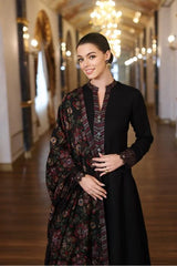 Dhanak 3PC Embroidered Shirt with Dhanak Embroidered Shawl – ZC189