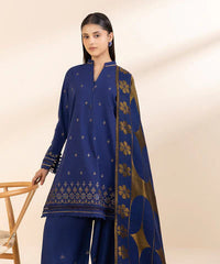 Sapphire Lawn 3PC Embroidered with Digital Printed Dupatta – ZC1001