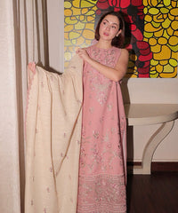 Lawn 3PC Embroidered Shirt with Lawn Embroidered Dupatta – ZC1418