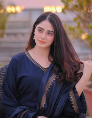 Dhanak 3PC Embroidered Suit – ZC628