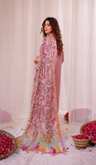 Female Studio Dhanak 3PC Embroidered Suit with Digital Printed Shawl – ZC664