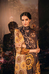 Nishat 3PC Lawn Printed with Printed Voile Dupatta – ZC754