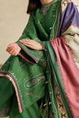 Zara Shahjahan Lawn 3PC Embroidered with Digital Printed Dupatta – ZC1141