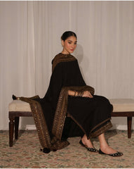 Dhanak Luxe 3PC Embroidered Shirt with Organza Sequins Dupatta – ZC3373