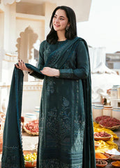 Dhanak-3PC Embroidered Shirt with Dhanak Sequins Embroidered Dupatta-3394