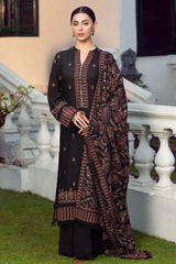 Dhanak 3PC Embroidered Shirt with Dhanak Embroidered Shawl – ZC580
