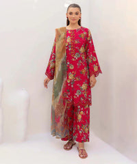3PC Lawn Printed Shirt with Digital Printed Dupatta – ZC1612