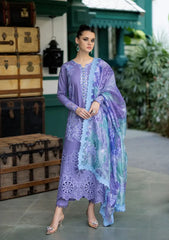 Dhanak 3PC Embroidered Shirt with Digital Printed Wool Shawl – ZC3291