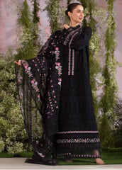 Dhanak 3PC Embroidered Shirt with Organza Embroidered Dupatta – ZC3284