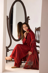 Sobia Nazir 3PC Lawn Embroidered Shirt with Digital Printed Dupatta – ZC1016