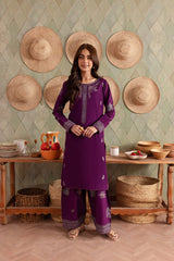 Dhanak 2PC Embroidered Ensemble – ZC290