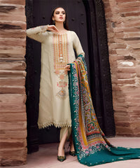 Dhanak Luxe 3PC Embroidered Unstitched Dress – ZC1302
