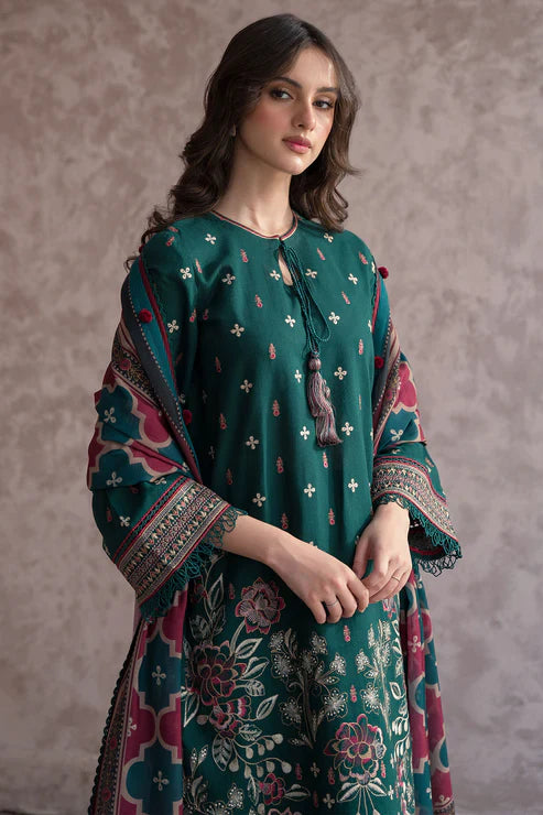 Dhanak 3PC Embroidered Suit – ZC648