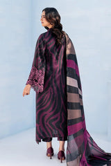 Baroque 3PC Karandi Printed Shirt with Karandi Printed Dupatta and Trouser – ZC1704