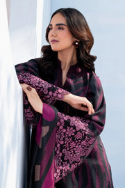 Baroque 3PC Karandi Printed Shirt with Karandi Printed Dupatta and Trouser – ZC1704