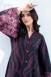 Baroque 3PC Karandi Printed Shirt with Karandi Printed Dupatta and Trouser – ZC1704