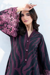 Baroque 3PC Karandi Printed Shirt with Karandi Printed Dupatta and Trouser – ZC1704