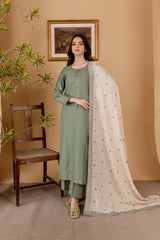Batik 3PC Lawn Embroidered Shirt with Lawn Embroidered Dupatta – ZC1059