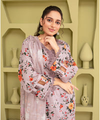 Creation Khaddar 3PC with Khaddar Printed Shirt & Trouser – ZC919